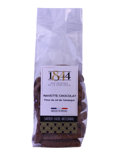Navettes au Chocolat et Fleur de sel de Camargue - 120g
