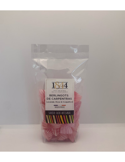 Berlingots de Carpentras Lavande, Rose, Coquelicot - 160g 2